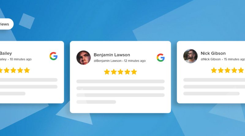 Google review widgets
