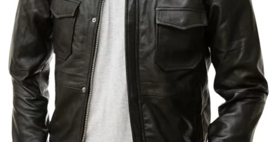 men iconic leather jacket