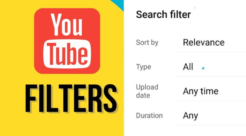 YouTube filters