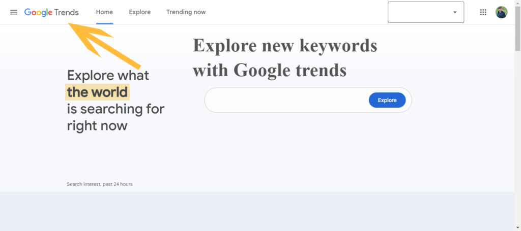 Google trends SEO tool